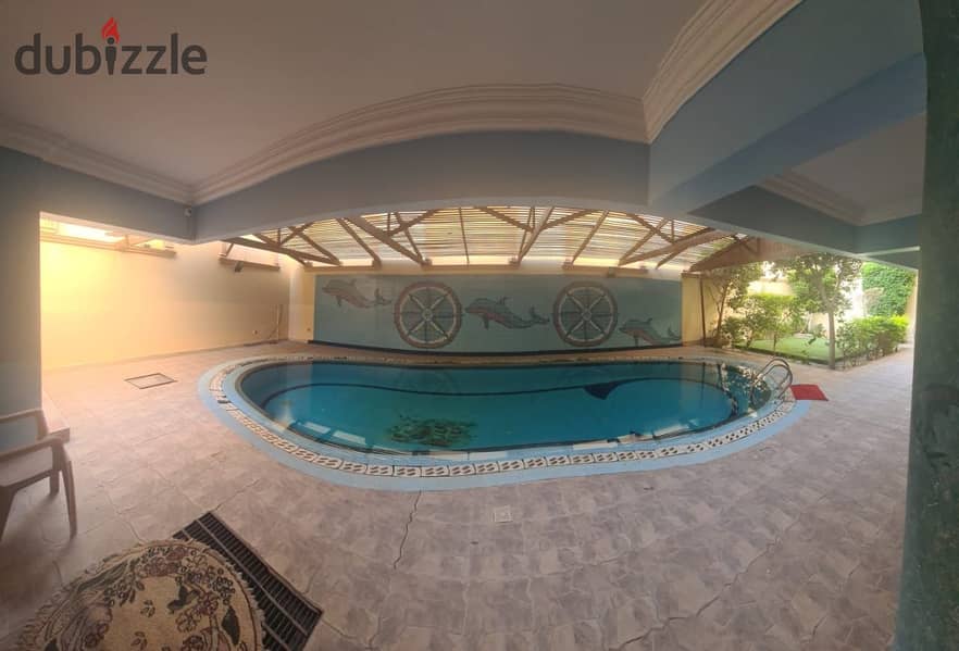 Special Furnished villa with swimming pool for sale in El Yasmiin compound Sheikh Zayed 7