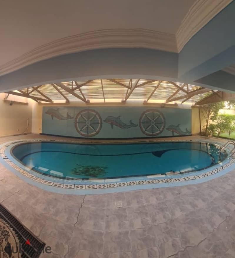 Special Furnished villa with swimming pool for sale in El Yasmiin compound Sheikh Zayed 8