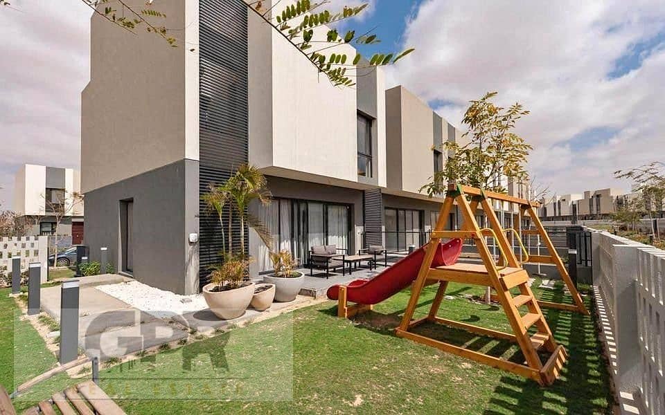 ready to move garden villa duplex in AL Burouj Compound ( fullu finished ) 4Beds-175sqm 7