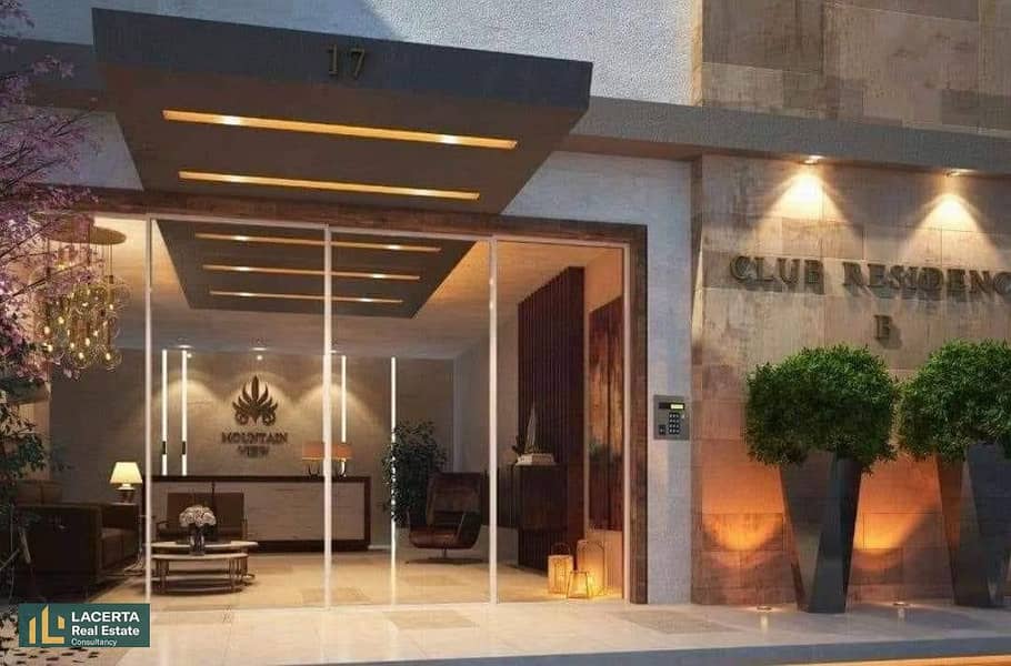 With the lowest Down Payment and the longest possible repayment period PARK VILLA for sale  ( very prime location )  in Mountain View Icity New Cairo 9