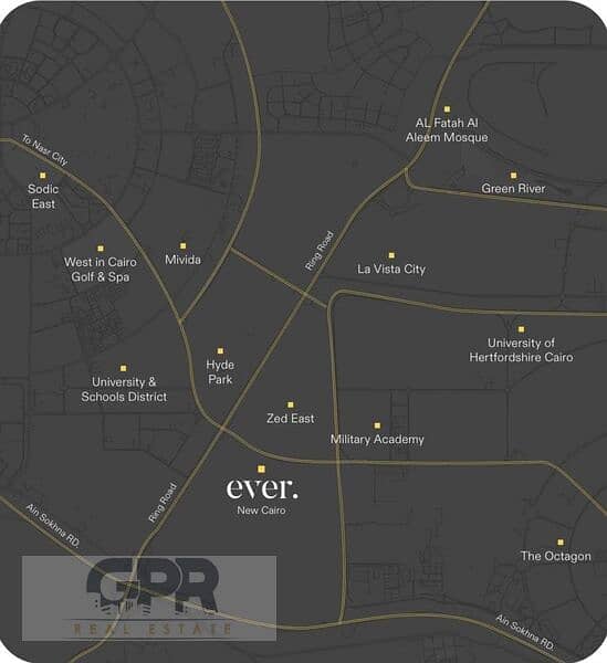 فيلا مستقلة للبيع 480م باقساط  امام هايد بارك التجمع الخامس كمبوند ايفر  Ever New Cairo next to Hyde Park 3