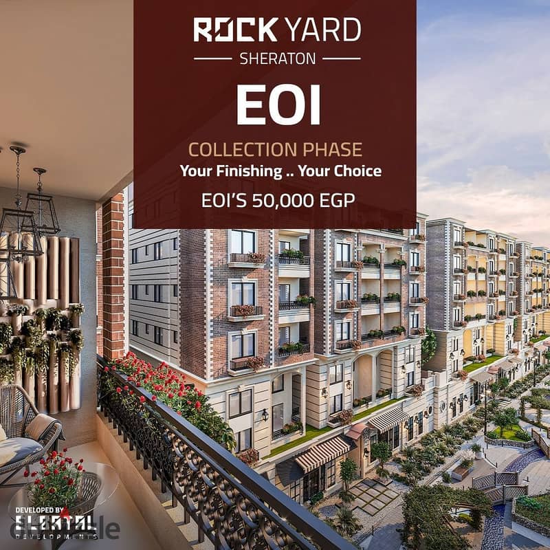 Apartment for sale in installments in Heliopolis, Buildings 2027 . . . . . | Nasr City - Sheraton - Rock Yard 7