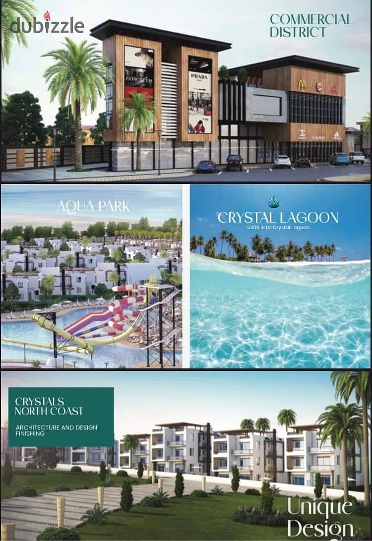 Own your unit in Crystal Village North Coast - Experience a luxurious life by the sea flexible payment plans up to 12 years installments 6