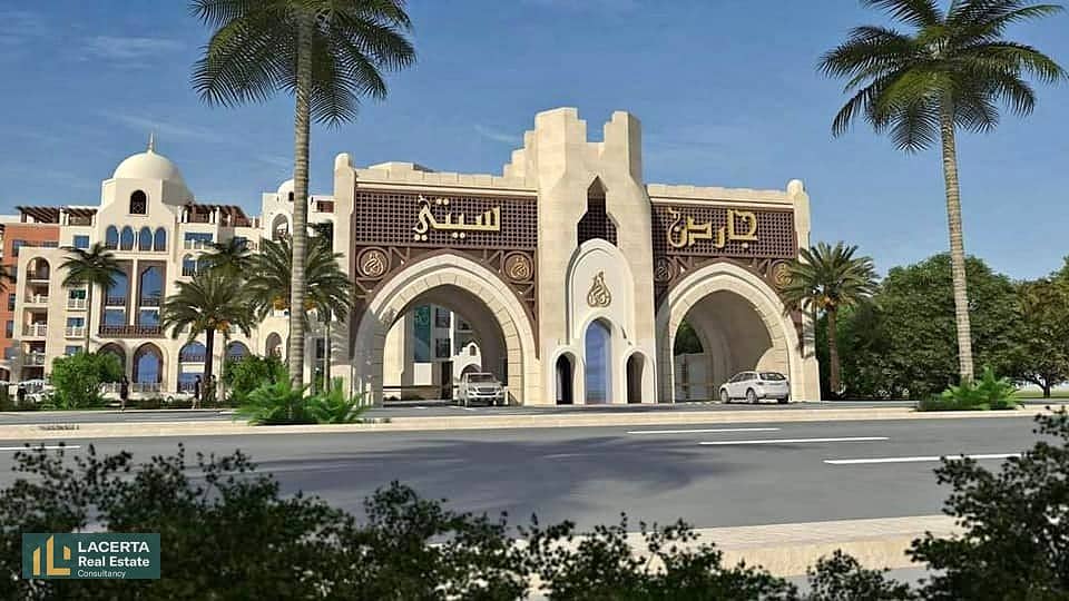 شقة للبيع جاهزة للمعاينة تشطيب سوبر لوكس امام بوابات مدينتي  Garden city R5 العاصمه الاداريه 1