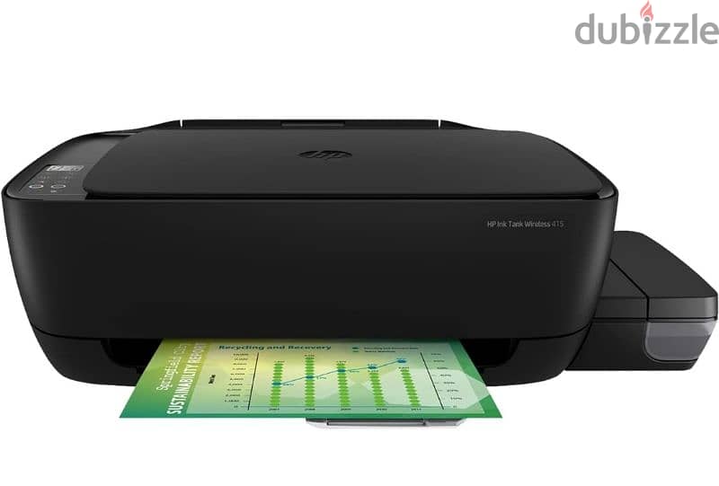 Hp ink tank 415 wireless  طابعة الوان ٣ × ١ 7