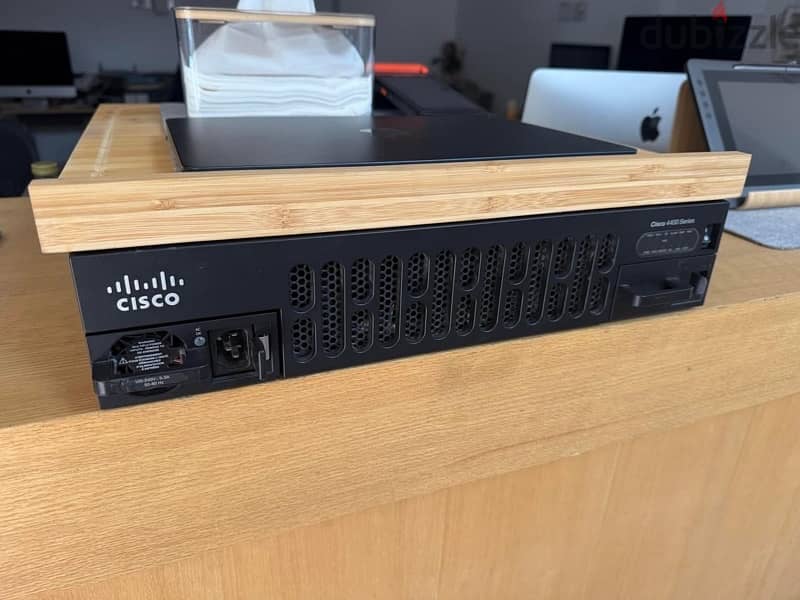 Cisco 4451 ‏Router VOIP + SOC license PVDM4-64 Voice NIM-4FXO 2