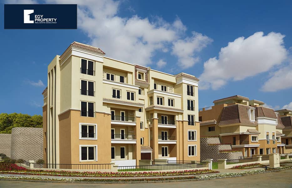 Own an Apartment 2 bedrooms for sale in Sarai Compound , Mostakbal City lowest price in market 3