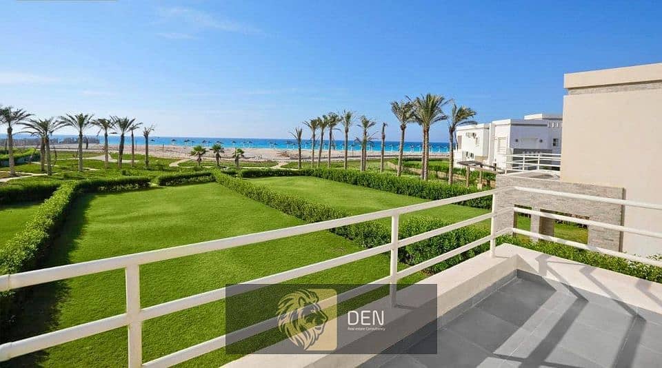 بنتهاوس متشطب بالكامل استلام فورى بأقل من سعر الشركه النص في امواج الساحل الشمالى-Amwaj Village North Coast 2