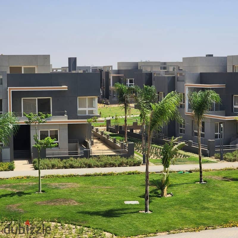 View and live immediately in a fully finished apartment with a garden in installments in Sheikh Zayed next to MOUNTAIN VIEW and GRAND HEIGHTS in KAYAN 8