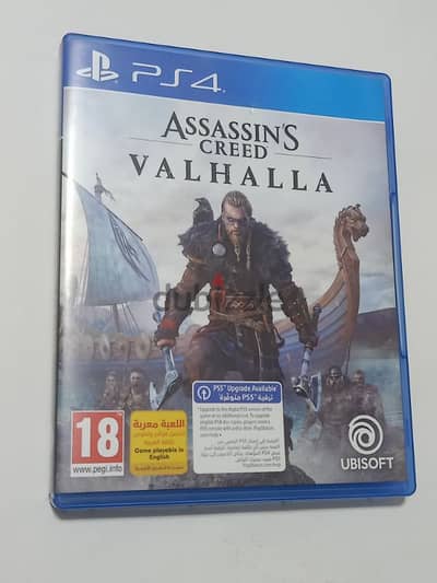 Assassin's creed Valhalla ps4 مستعمله اول استعمال و معربه