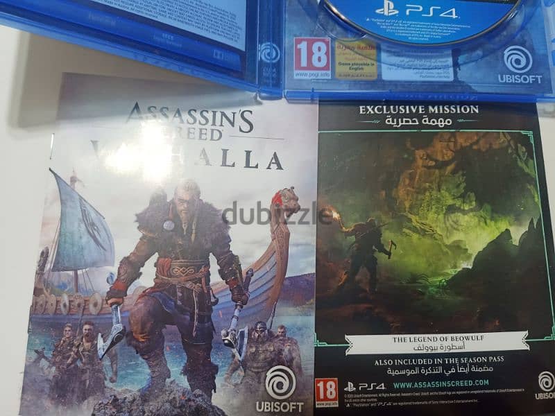 Assassin's creed Valhalla ps4 مستعمله اول استعمال و معربه 5