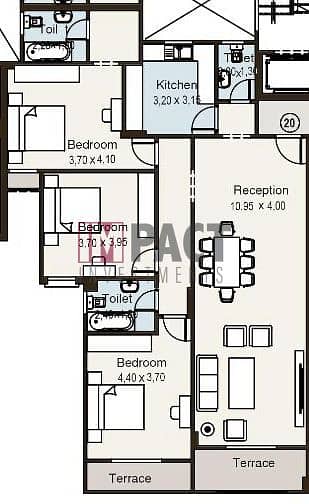 Apartment 177 meters, immediate delivery, in Maadi View Compound, El Shorouk, at a very special price 3