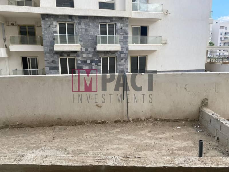 Apartment for sale, immediate delivery, Mountain view I city Club park, ground floor with garden, semi-finished, area 175 square meters, garden 72 squ 12