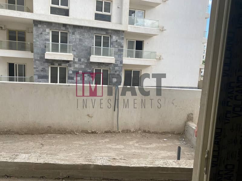 Apartment for sale, immediate delivery, Mountain view I city Club park, ground floor with garden, semi-finished, area 175 square meters, garden 72 squ 16