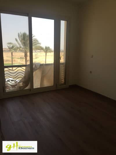 Apartment for sale in Uptown Cairo, area 197 m, fully finished, with a distinctive view of the golf course directly