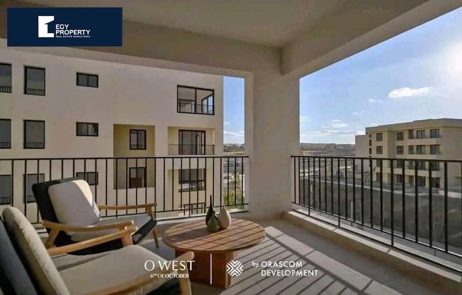 Your new Fully finished Apartment in O West from Orascom 1 year delivery remaining on installments 7