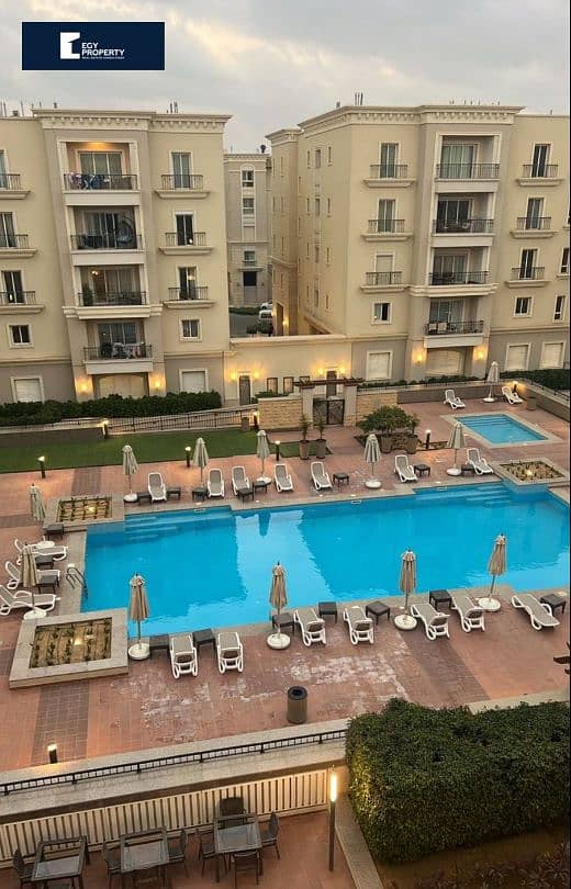 Ready to live Fully Finished Apartment with Pool view in Mivida New Cairo remaining on installments 8