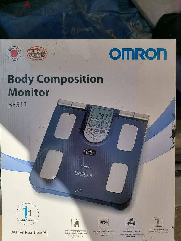 جهاز قياس وزن omron in body ماركة اومرون بنصف تمنه 4