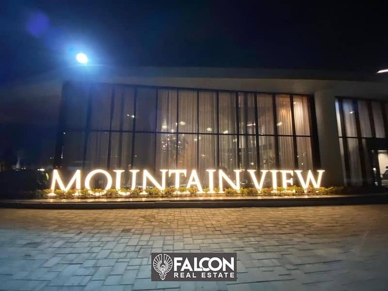 للبيع شقه بجاردن استلام فوري من ماونتن فيو  Mountain view في التجمع الخامس في i city new cairo 2