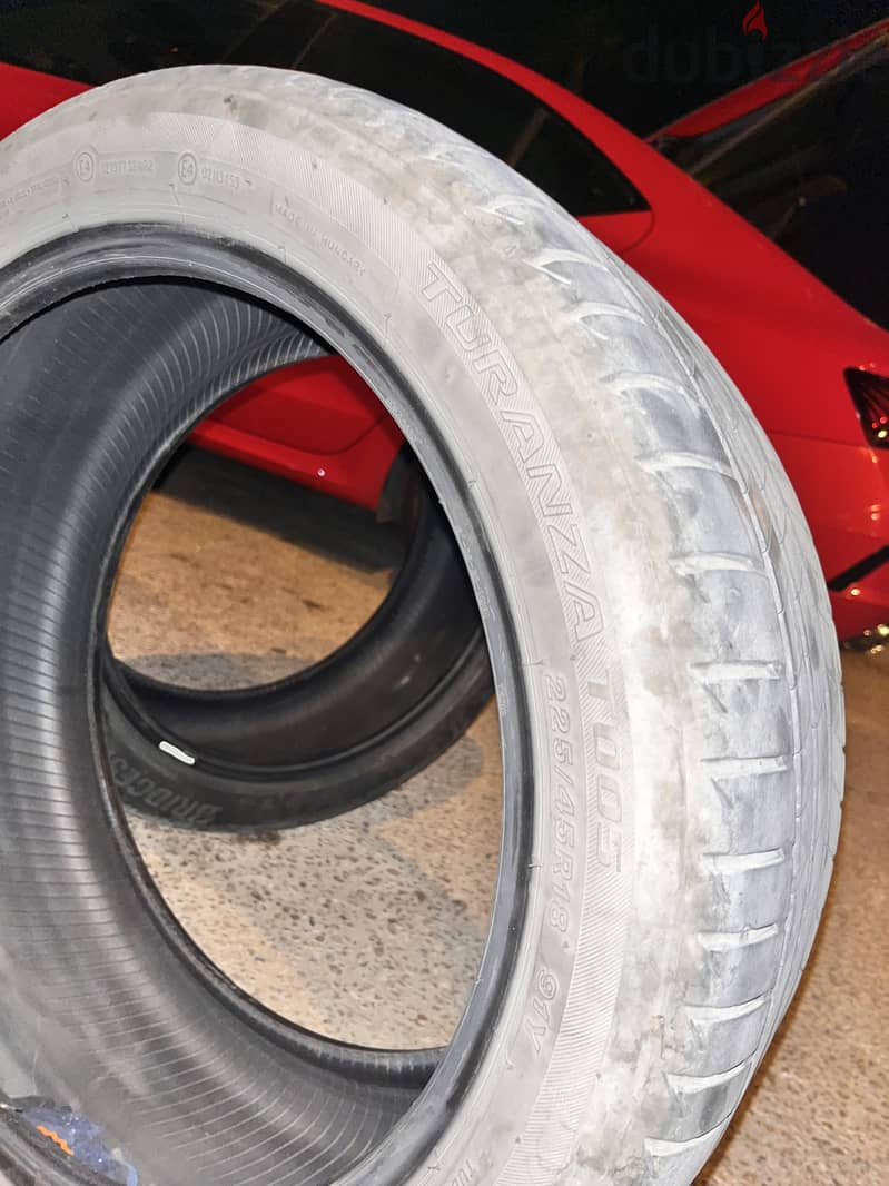 ٤ فرد    8 Bridgestone Turanza T005 225/45/1 4