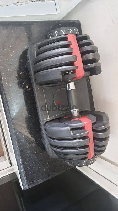 Adjustable dumbbell 2.5kg to 24kg 2