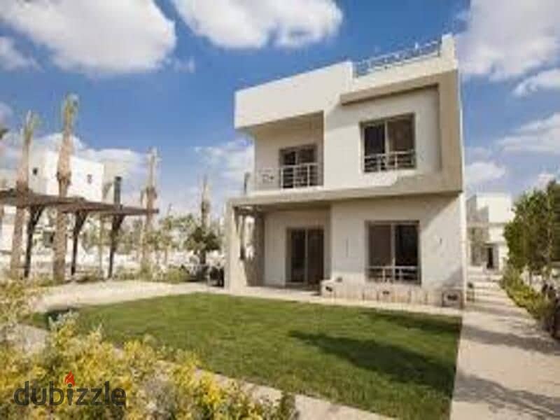 Ready villa, fully finished in Grand Heights Compound, 6th of October City. Prime location near all amenities and minutes from Mall of Arabia. 5