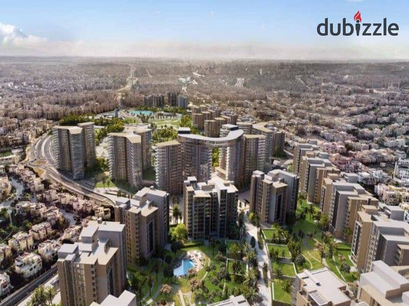 Apartment open, lake and landscape view -Terrace HDP Sheikh Zayed 4