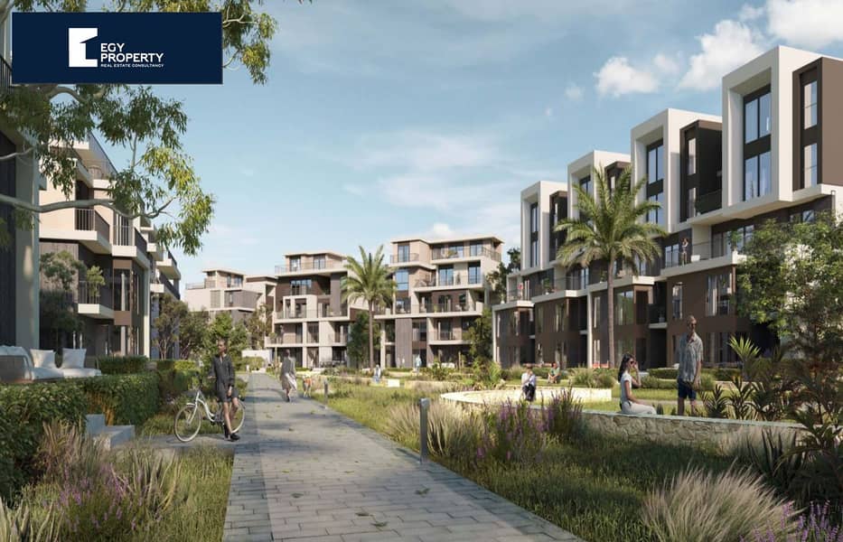 Pay 1,600,000 down payment and own an Apartment 2 bedrooms for sale in Solana Compound , Sheikh zayed lowest price in market with installments 1