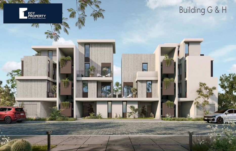 Pay 1,600,000 down payment and own an Apartment 2 bedrooms for sale in Solana Compound , Sheikh zayed lowest price in market with installments 7