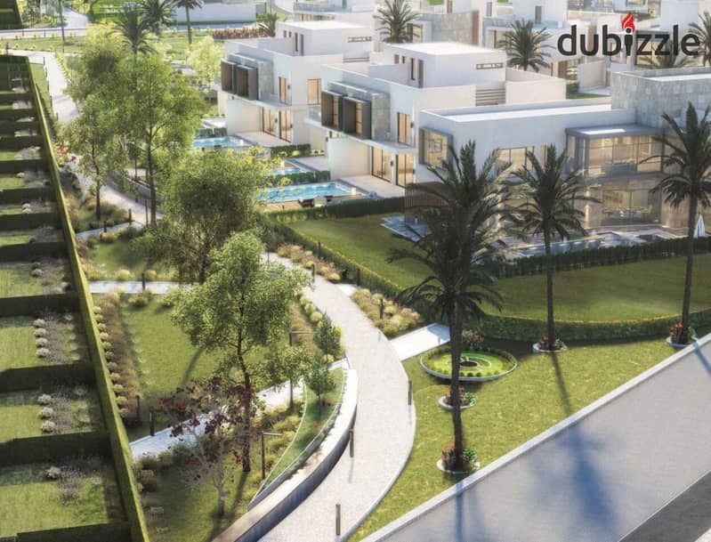 Twin house of 235 sqm, a great deal with installment options available in Karma Gates Compound, located in the prime area of Sheikh Zayed. 2