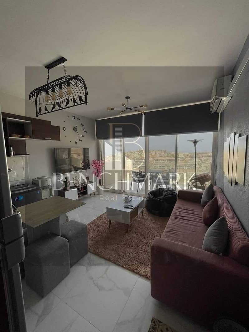 Chalet double view full sea and lagoon 2 bedrooms for sale in Ilmonte Galala village Ain Sokhna Tatweer Misr Company in installments over 10 years 15