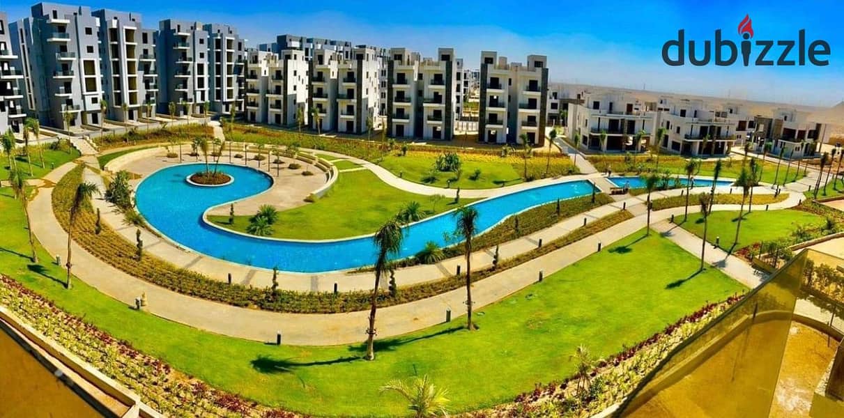 For sale, 170 sqm apartment in Sun Capital Compound - Al Arabiya, without finishing, immediate receipt, lowest resale price 5