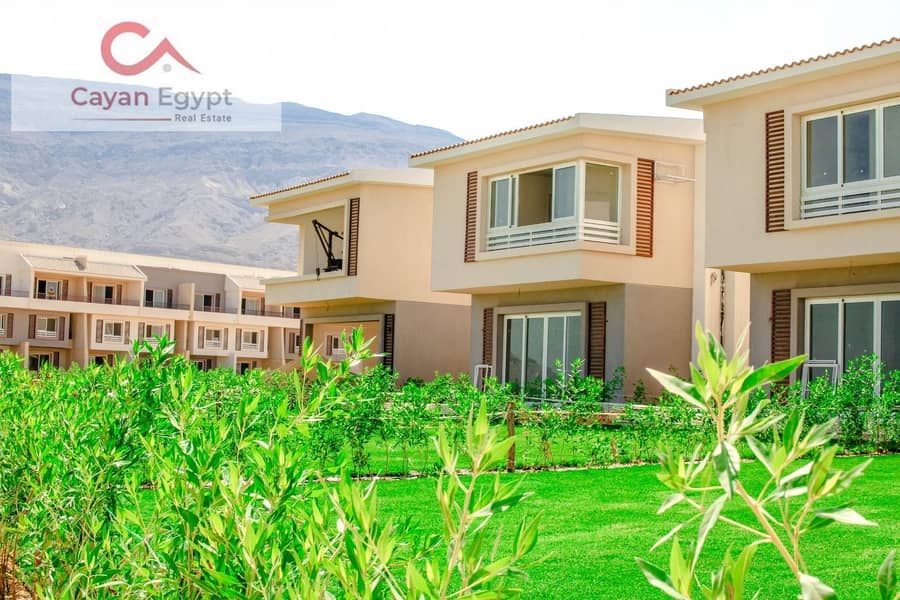 Book in the last phase of Morano Ain Sokhna, a fully finished chalet with installments over 9 years 6