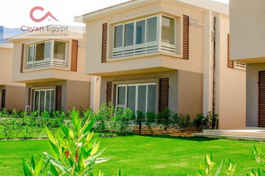 Book in the last phase of Morano Ain Sokhna, a fully finished chalet with installments over 9 years 9