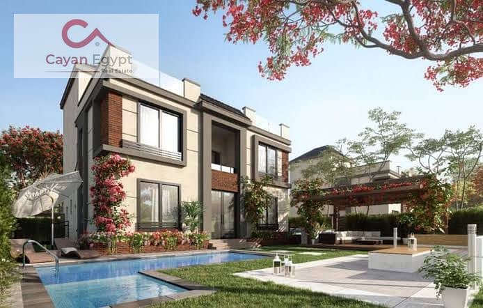 I Villa Duplex ground floor landscape&pool veiw with amazing price 7