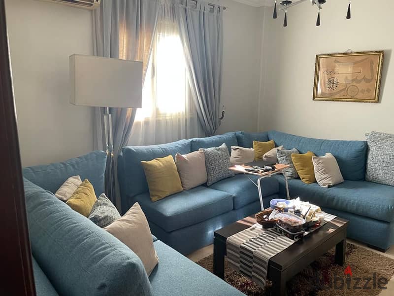 Apartment with garden for sale 115m 5th statment compound Gallaria moon valley 13