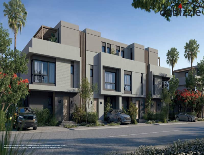 Townhouse with Hassan Allam in Swan Lake West, located next to Palm Hills and New Giza. 5