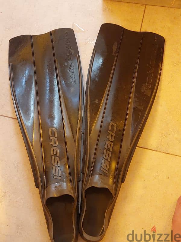 زعانف كريسي فري فروج Cressi Free Frog Fins 0