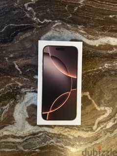 iphone 16 pro max 256 middle east desert sealed 0