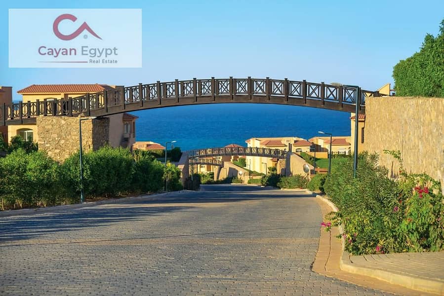 5% down payment ,  finished chalet in Telal El Sokhna for up to 8 years 8