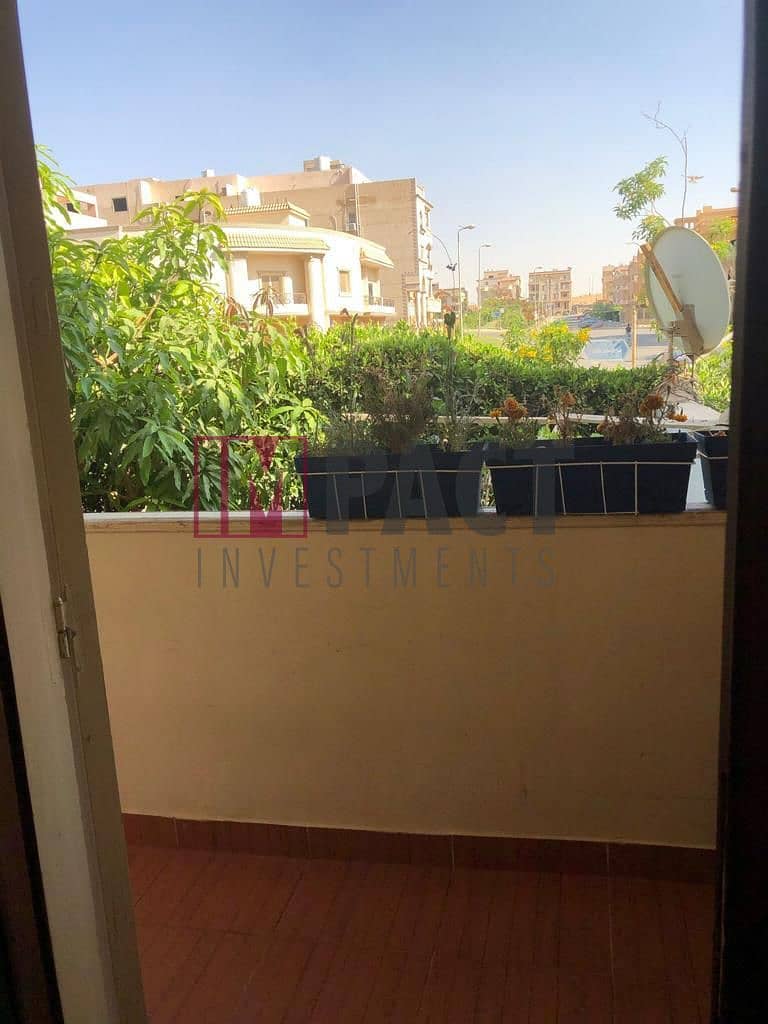 Apartment for sale, ground floor, 200 square meters, with a 60-meter garden, in Al Narges Villas, fully finished, immediate delivery 3