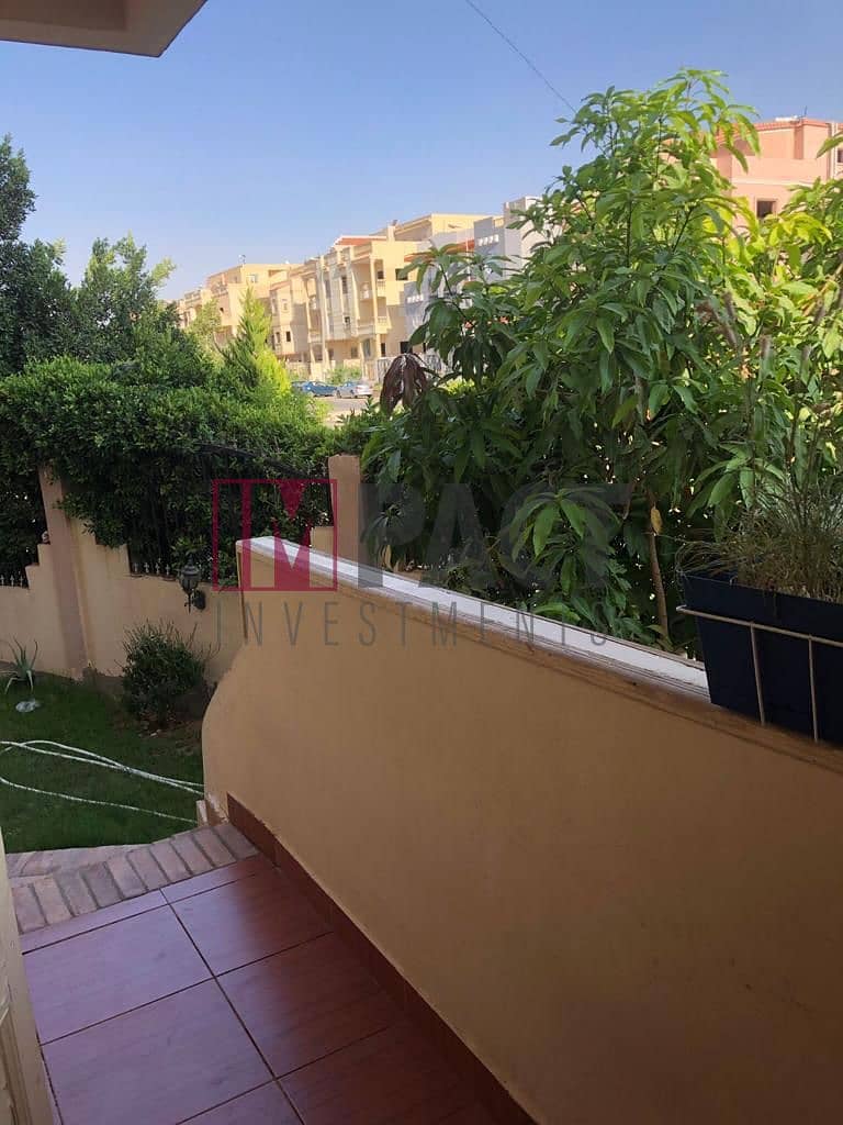 Apartment for sale, ground floor, 200 square meters, with a 60-meter garden, in Al Narges Villas, fully finished, immediate delivery 7