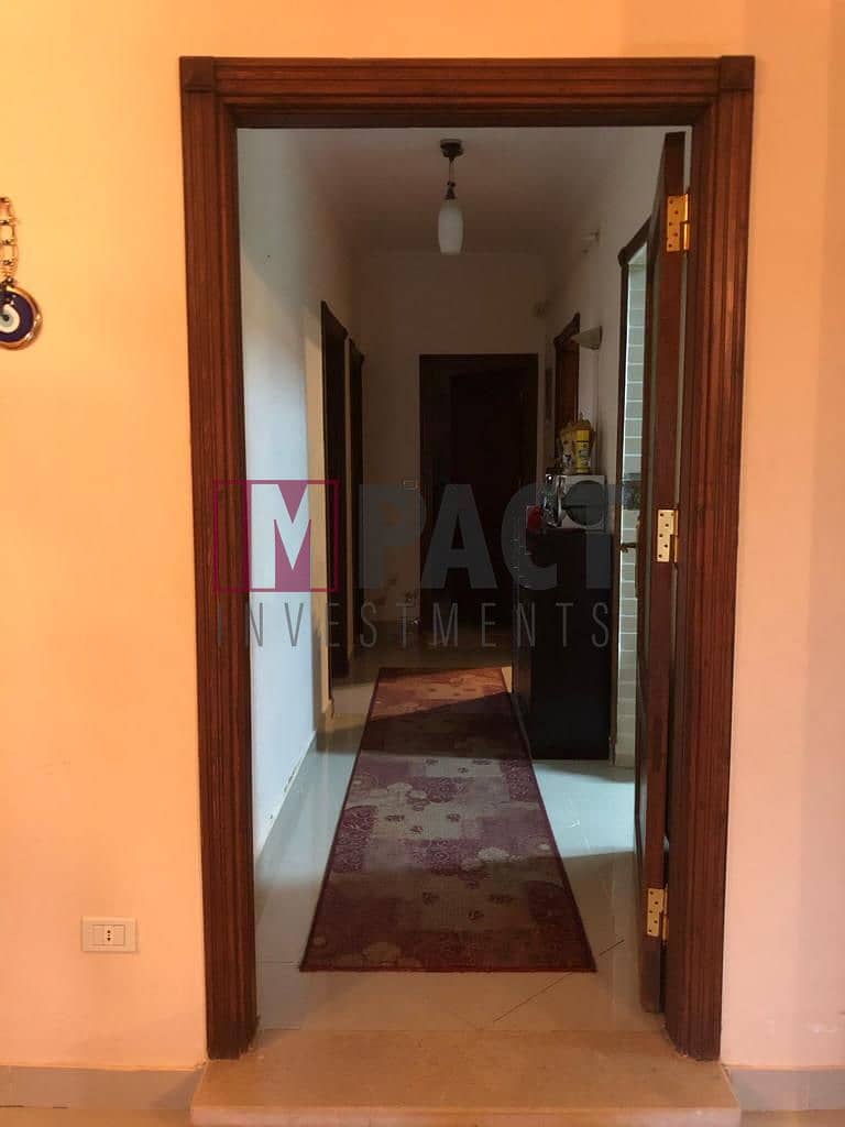 Apartment for sale, ground floor, 200 square meters, with a 60-meter garden, in Al Narges Villas, fully finished, immediate delivery 10