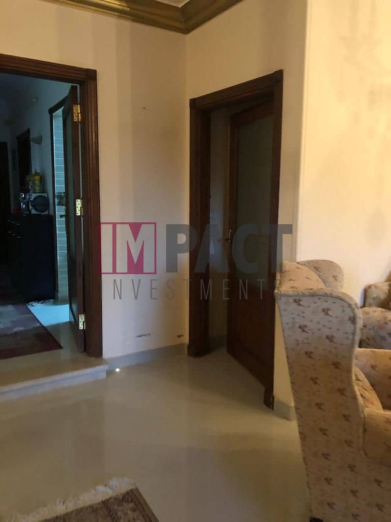 Apartment for sale, ground floor, 200 square meters, with a 60-meter garden, in Al Narges Villas, fully finished, immediate delivery 15