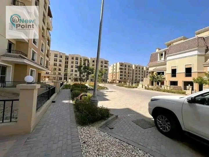 Studio in Garden Prime Location at the lowest price in New Cairo and with installments up to 8 years | Wall to wall in Madinaty | Sarai 2