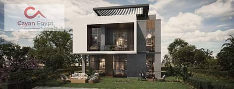 quattro villa 319m with roof for sale with 20% discount-monark-mostakbl city 0