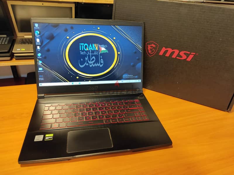 msi core i7 جيل عاشر+nvidia gyx 1650 4gb+هاردين 1