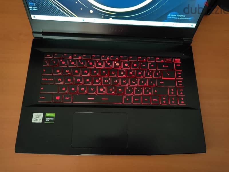 msi core i7 جيل عاشر+nvidia gyx 1650 4gb+هاردين 3