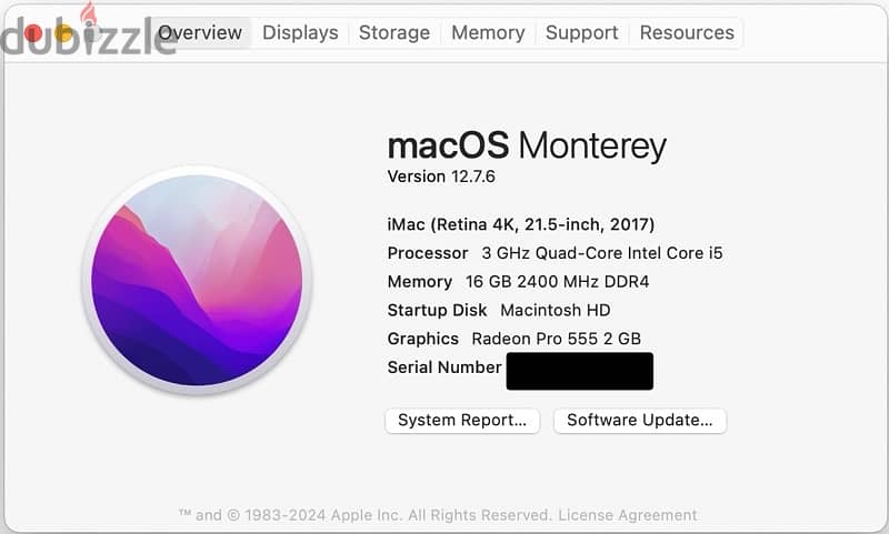 iMac 21.5inch 4K (2017) 4