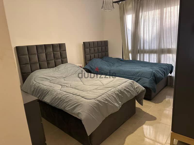 Duplex مفروشه بالتكيفات للايجار في بورتو نيو كايرو porto new cairo 8